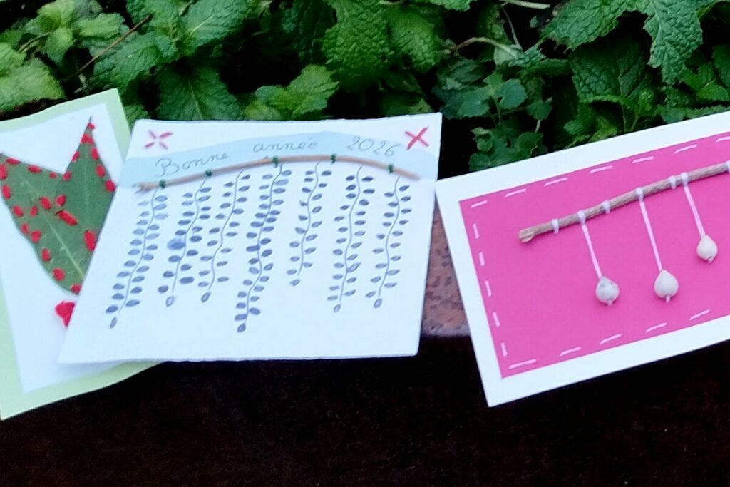 Cartes brodées